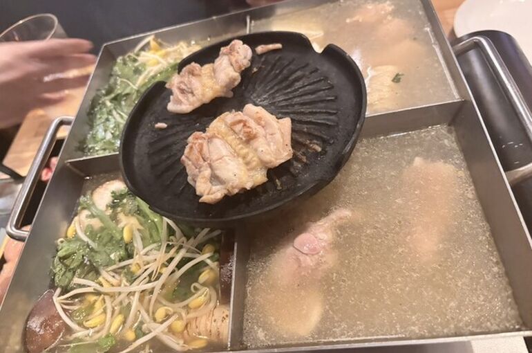 焼き鳥鍋は二刀流のご馳走【二刀流/居酒屋/グルメ/鍋/焼き肉/居酒屋】